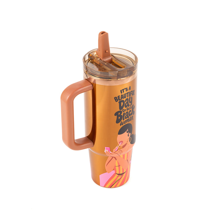 Limited Edition "Soft Glam" Luxe HydraLock™ Leakproof Tumbler – Cecilia's House x @4everestherr