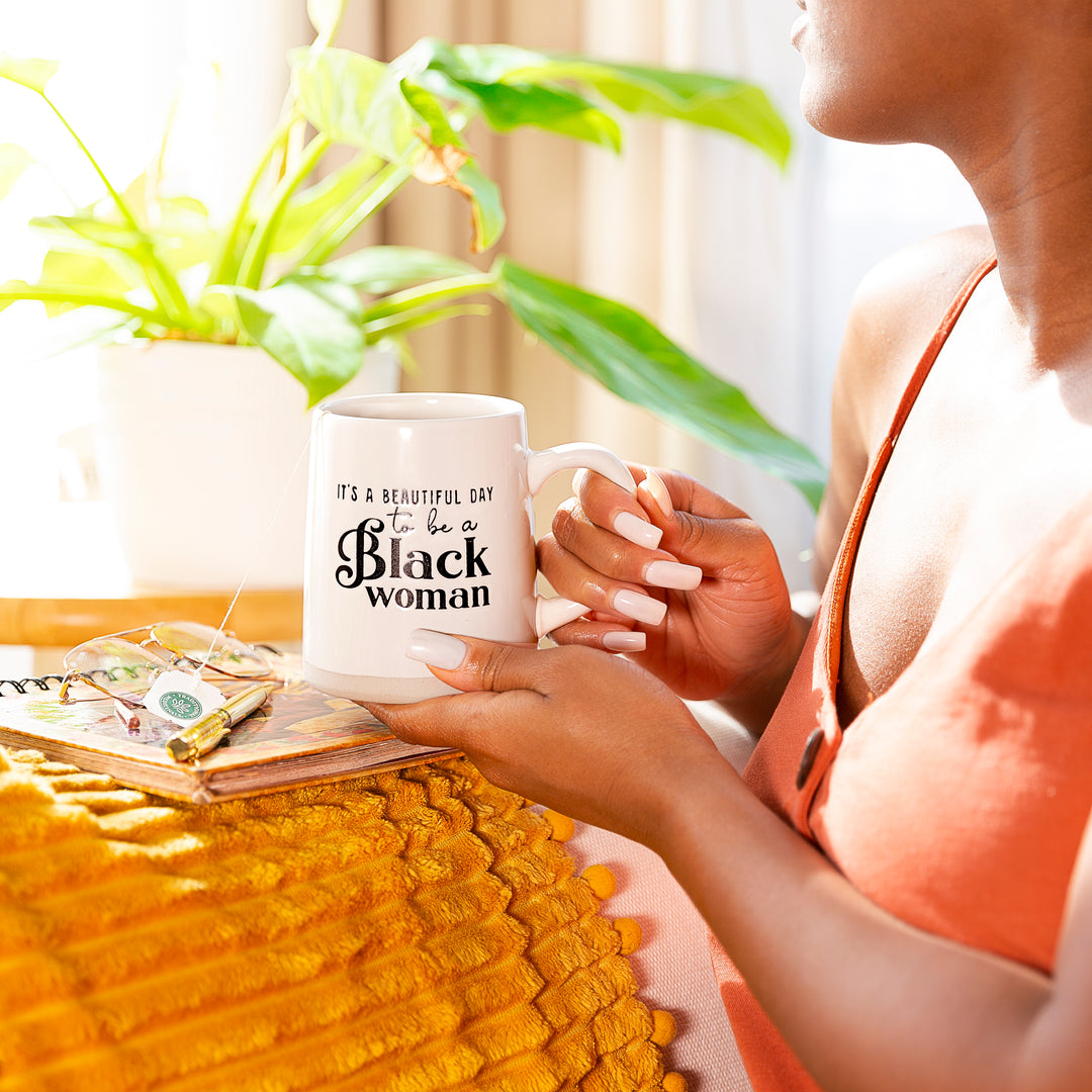 18oz Ceramic Mug – “It’s a Beautiful Day to Be a Black Woman”