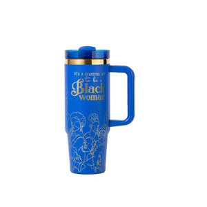 "Blue Reign (Gold Edition)" 30oz FlowSip™ Insulated Tumbler