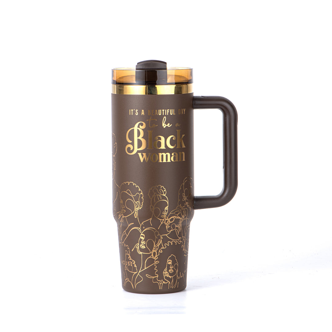 "Brown Sugar" FlowSip™ Insulated Tumbler