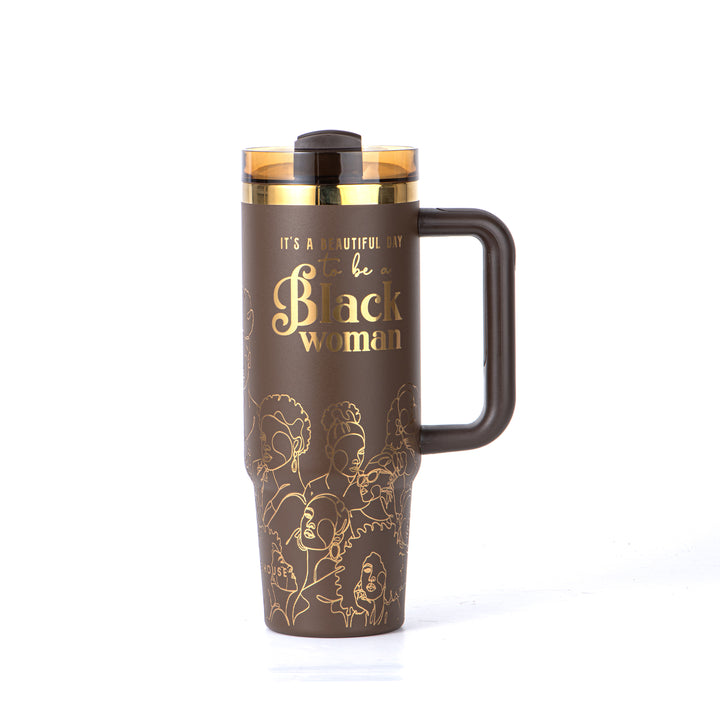 "Brown Sugar" FlowSip™ Insulated Tumbler