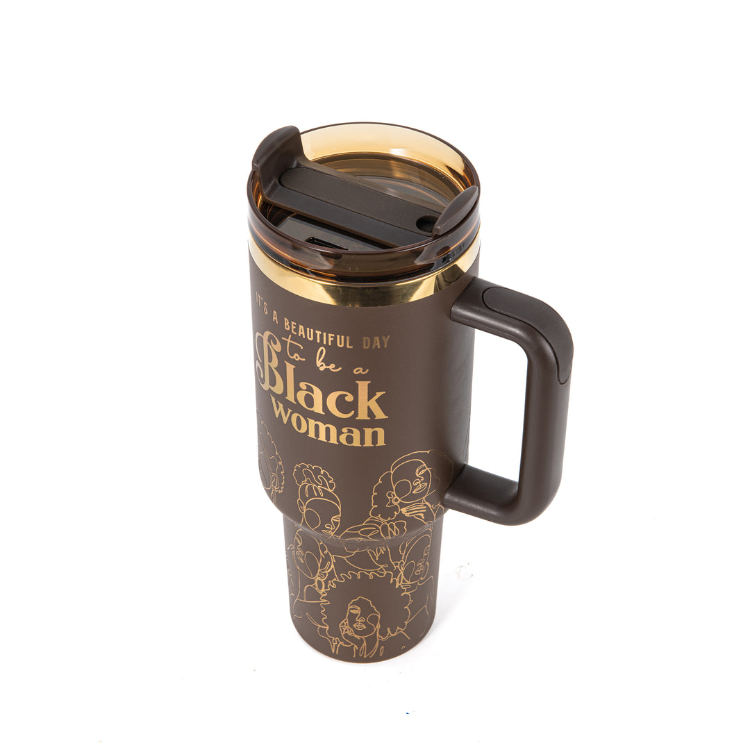 "Brown Sugar" FlowSip™ Insulated Tumbler