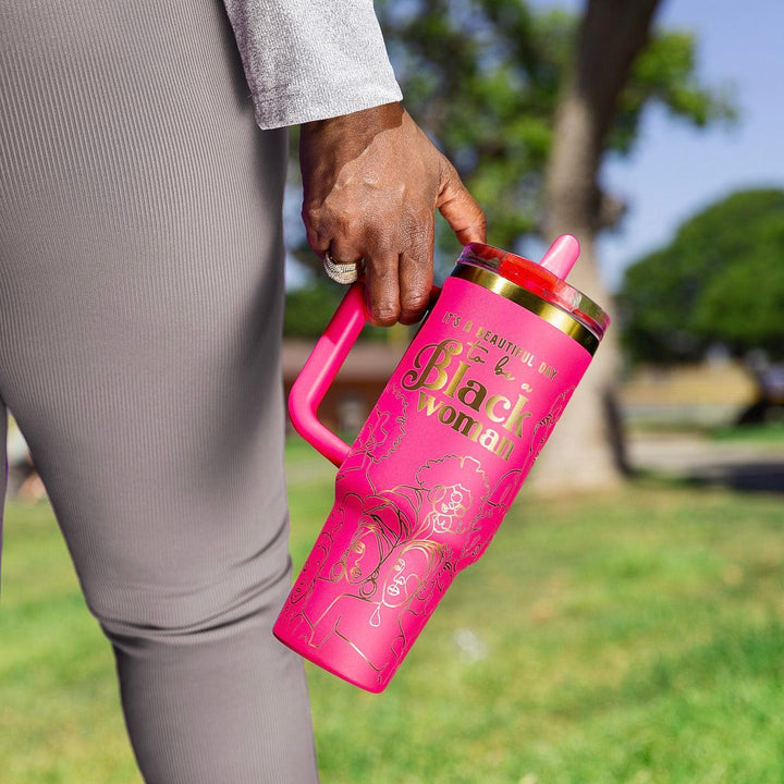 Fierce Fuchsia HydraLock™ Flip Straw Tumbler - 40oz