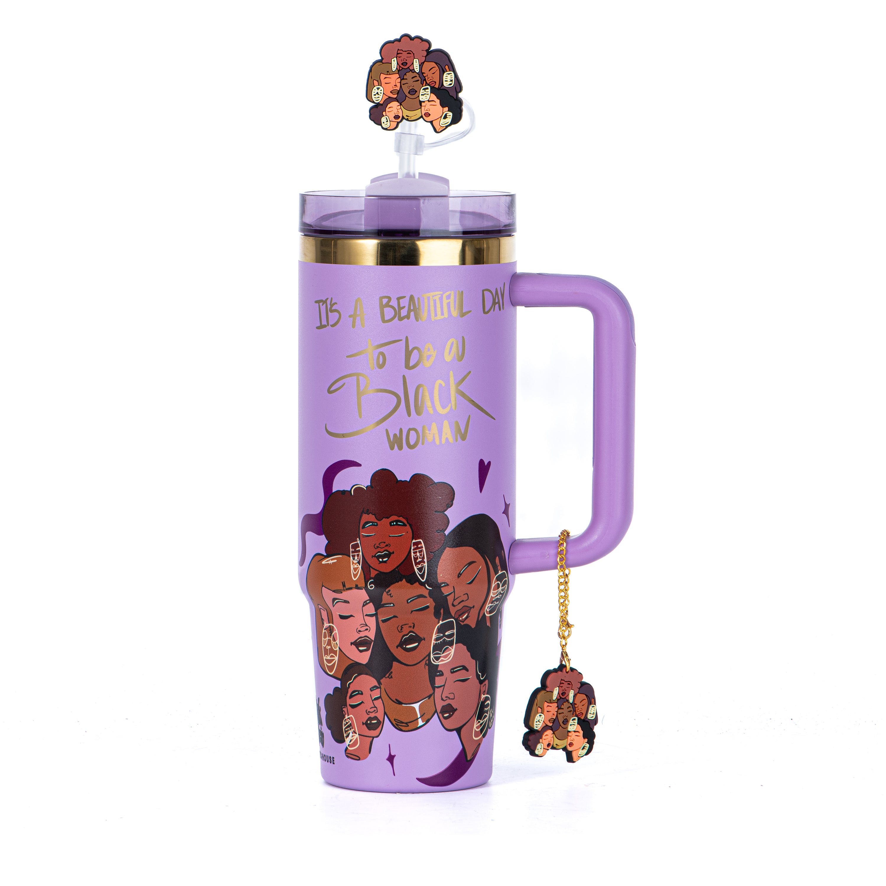 Crème Brûlée Purple Tumbler | Pinklomein x Cecilia's House