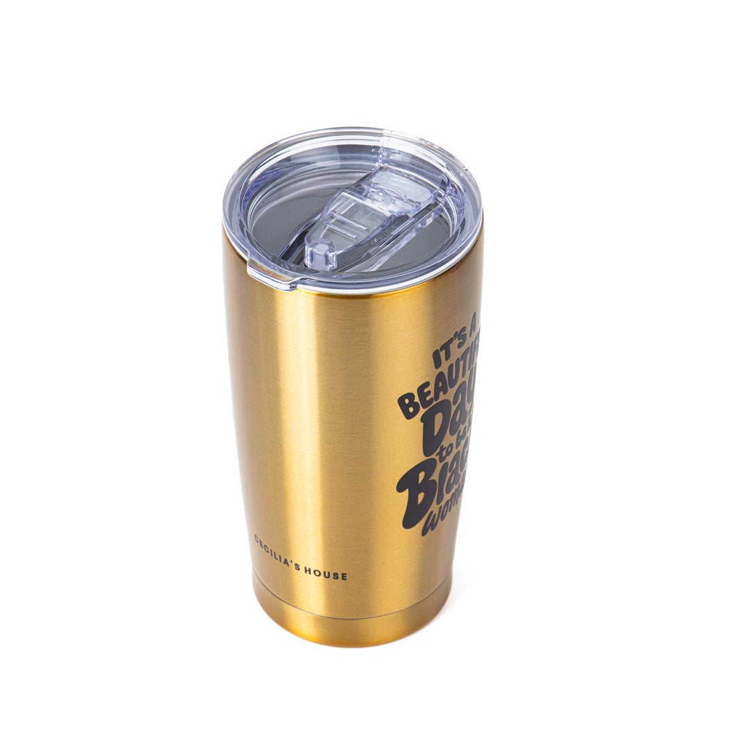 Limited Edition "Honey Drip" 20oz On-the-Go Splash Resistant Tumbler