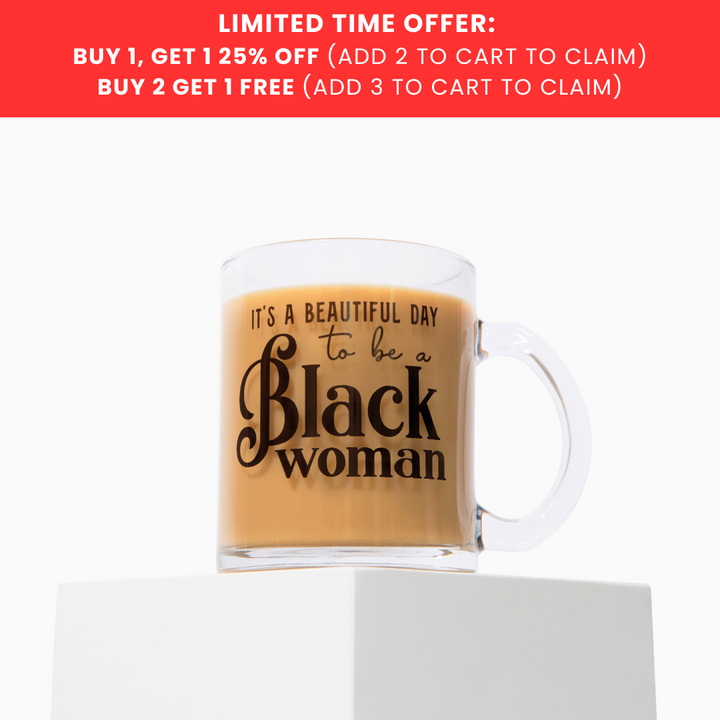 Limited Edition 'It's a Beautiful Day' Glass Mug (EXCLUSIVE OFFER!)