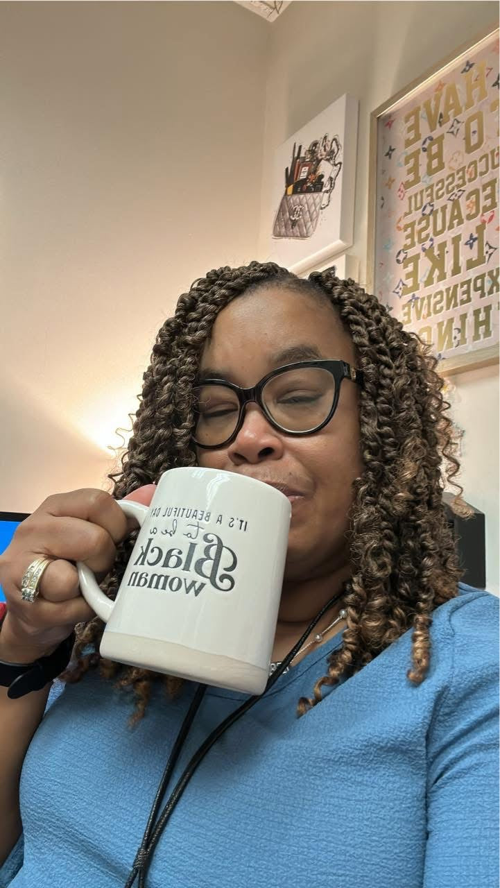 Limited Edition "It's a Beautiful Day to be a Black Woman" 18oz Ceramic Mug