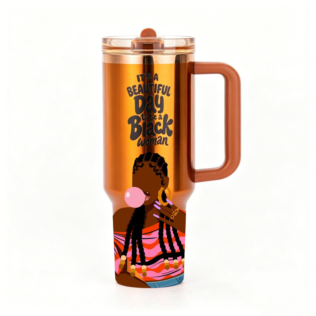 Limited Edition "Main Character" Luxe HydraLock™ Leakproof Tumbler (Copper)