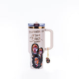 Limited Edition "Soul Sisters" Blush Pink HydraLock™ Leakproof Tumbler – 40oz – Pinklomein x Cecilia's House