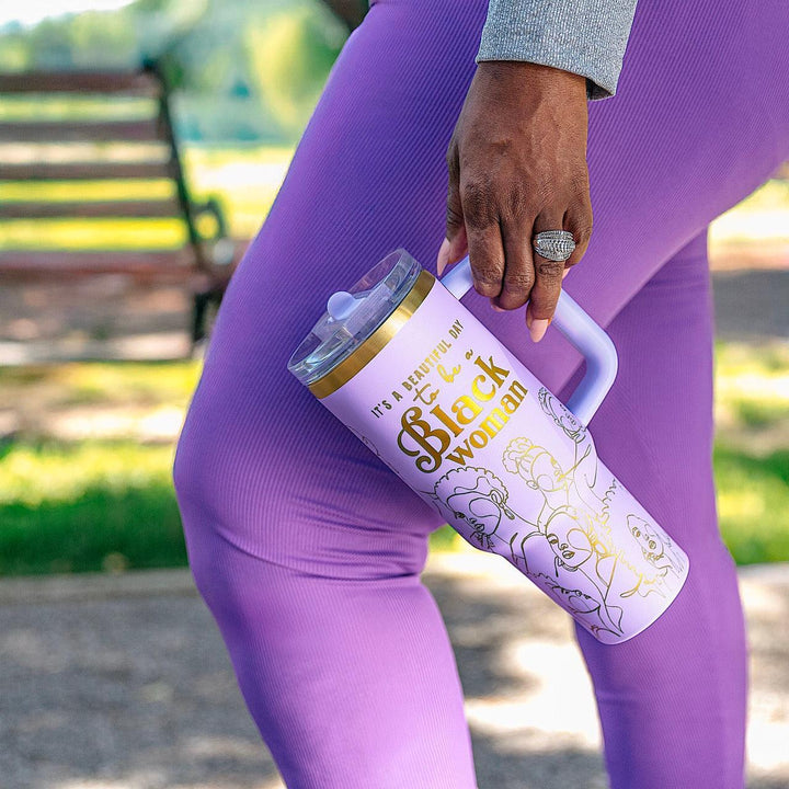 Limitless Lavender HydraLock™ Flip Straw Tumbler - 40oz