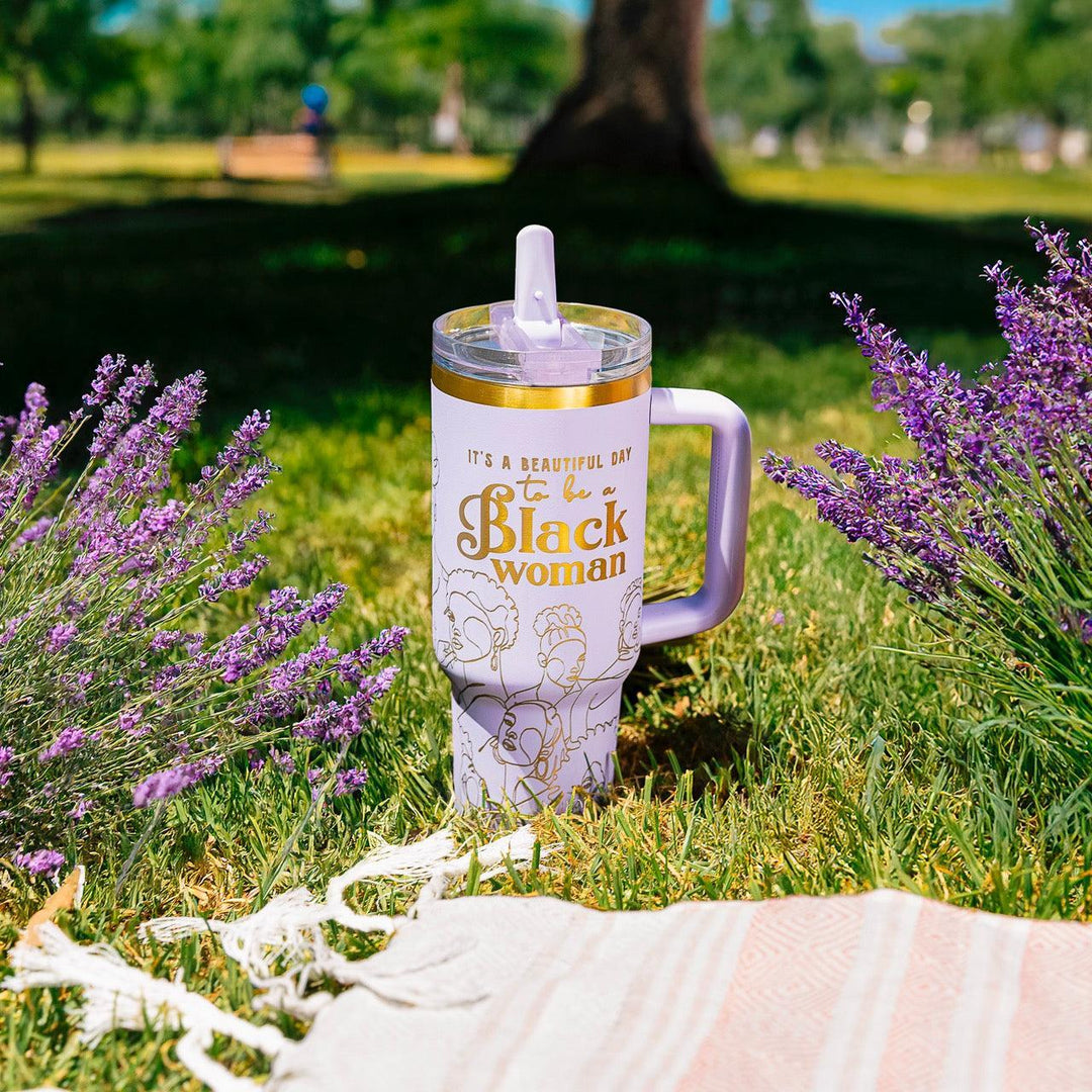 Limitless Lavender HydraLock™ Flip Straw Tumbler - 40oz