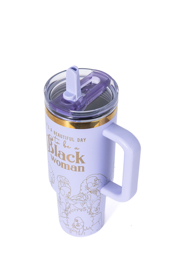 Limitless Lavender HydraLock™ Flip Straw Tumbler - 40oz