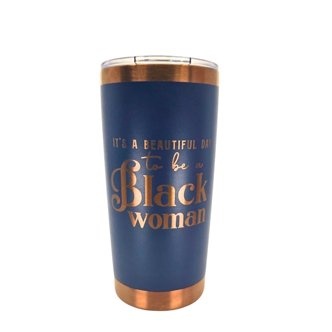 Navy Limited Edition "On the Go" Splash Resistant Tumbler - 20oz