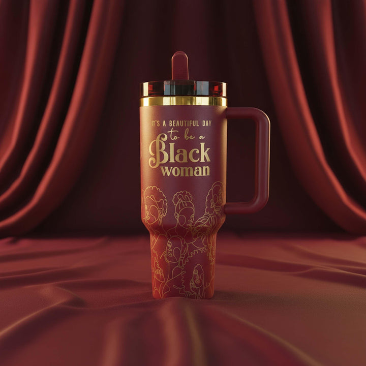 Pomegranate Allure HydraLock™ Leakproof Flip Straw Tumbler - 40oz