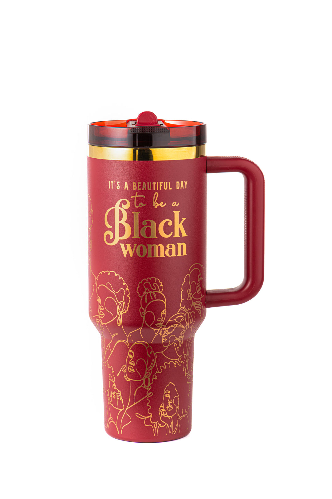 Pomegranate Allure HydraLock™ Leakproof Flip Straw Tumbler - 40oz