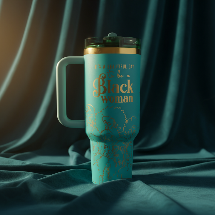 Teal Tranquility HydraLock™ Leakproof Flip Straw Tumbler - 40oz