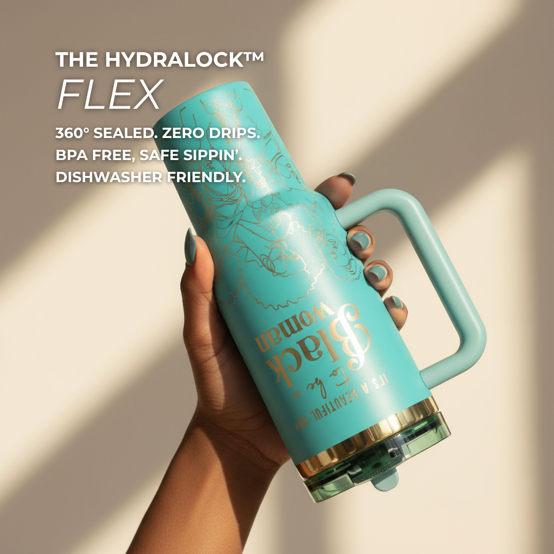 Teal Tranquility HydraLock™ Leakproof Flip Straw Tumbler - 40oz