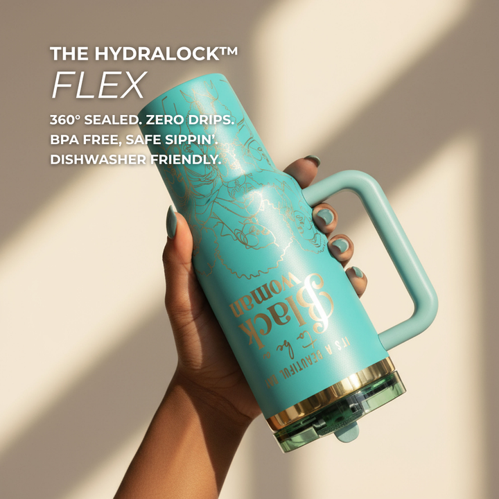 Teal Tranquility HydraLock™ Leakproof Flip Straw Tumbler - 40oz