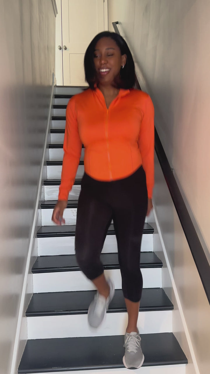 “Orange Oasis” 40oz Insulated Tumbler – "It’s a Beautiful Day to be a Black Woman"