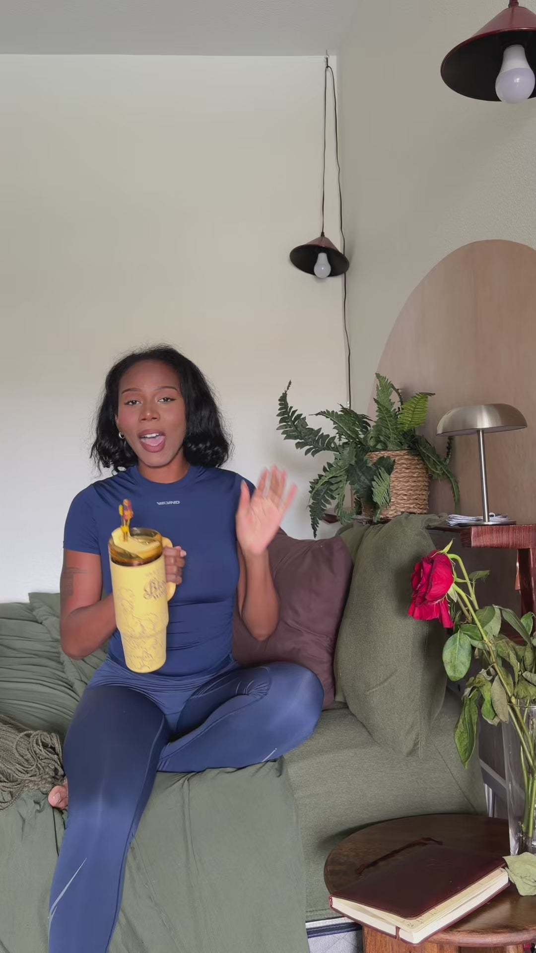 "Sweet Sunshine" HydraLock™ Leakproof Tumbler – 30oz – It's a Beautiful Day to Be a Black Woman