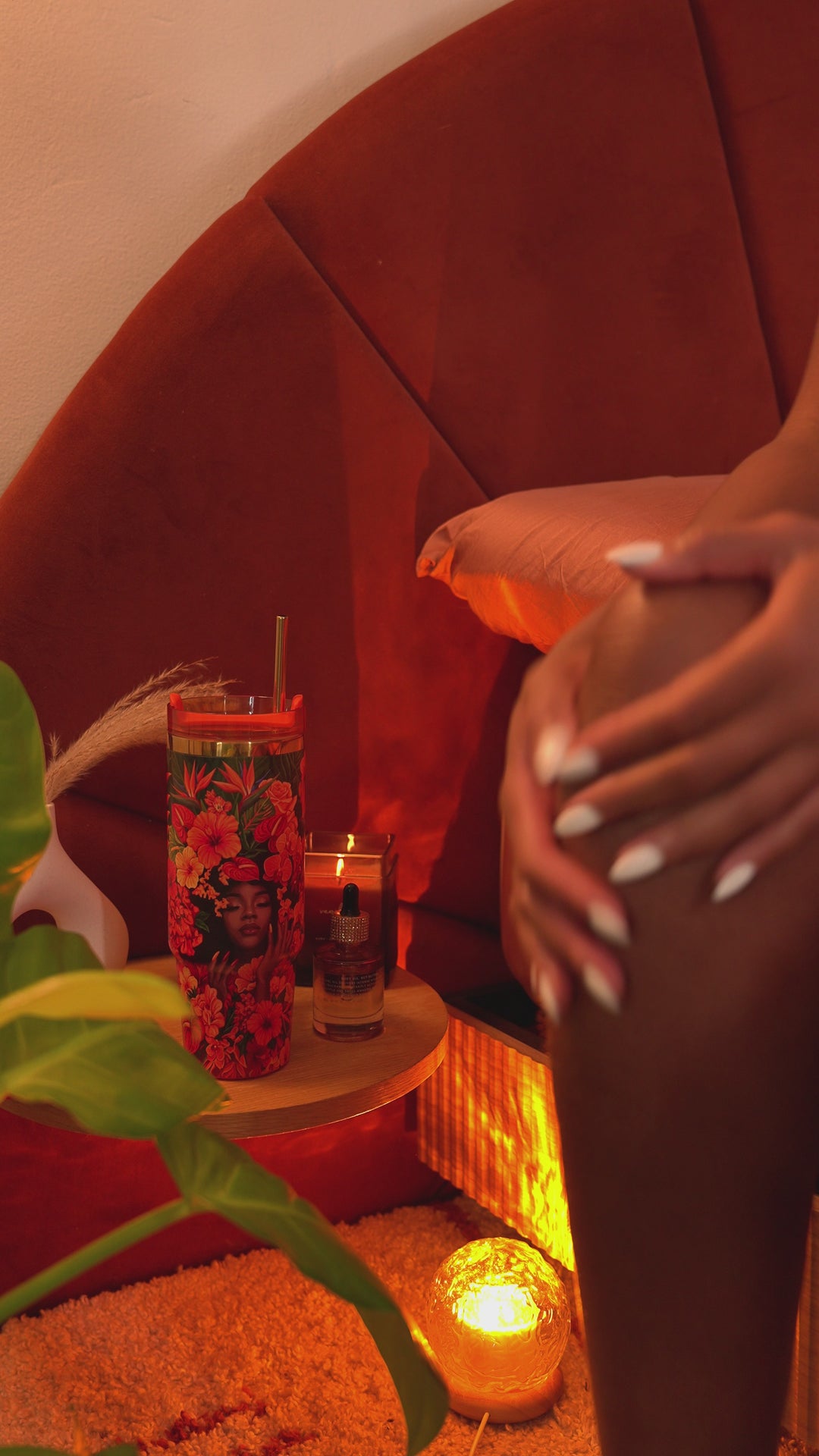 Marigold Muse "Royalty Blossomed" FlowSip™ Insulated Tumbler – 30oz – It's a Beautiful Day to Be a Black Woman