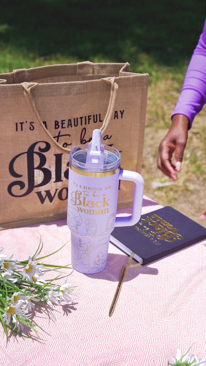Limitless Lavender HydraLock™ Flip Straw Tumbler - 40oz