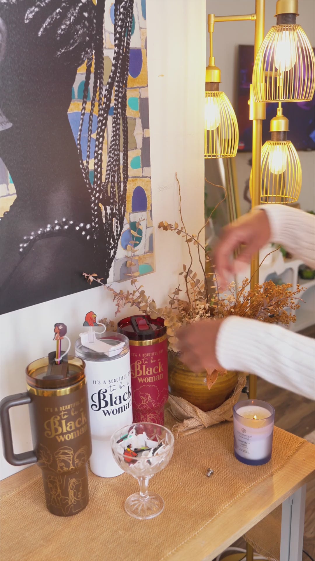 "Sippin' Pretty" - Straw Topper Set of 24 | PRE-ORDER SHIPS BY 12/12/25